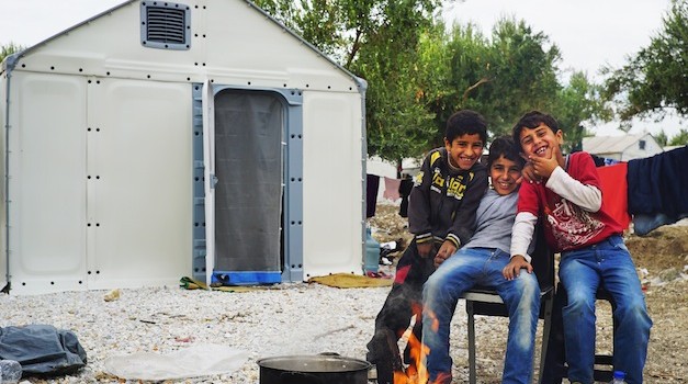 IKEA Helps Refugees With Easy to Assemble Shelters